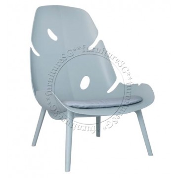 Lagoon - Monstera Outdoor Lounge Chair Blue